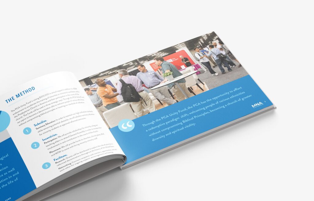 Magazine mock up featuring PCA fund cut